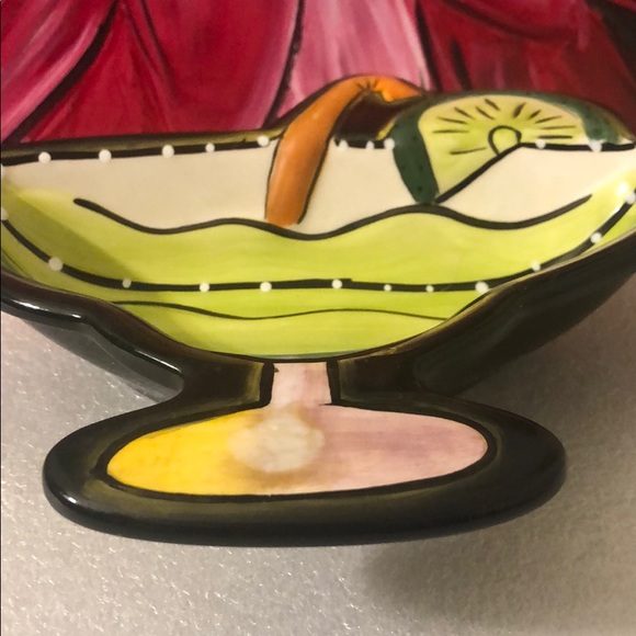 Vintage Clay Art lemon soda dish / bowl- ceramic - Picture 12 of 16